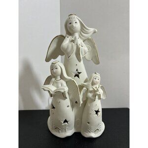 Porcelain Trio of Singing Angels  Night Light 10.5” x 5.5”